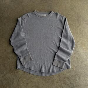 2000s‎ y2k grey knit thermal